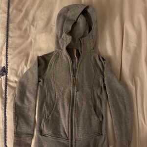 Lululemon scuba grey zip up